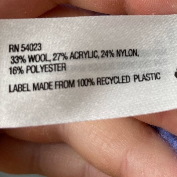 Gap Blue Wool Acrylic Stripe Sweater Size XS - Picture 4 of 4